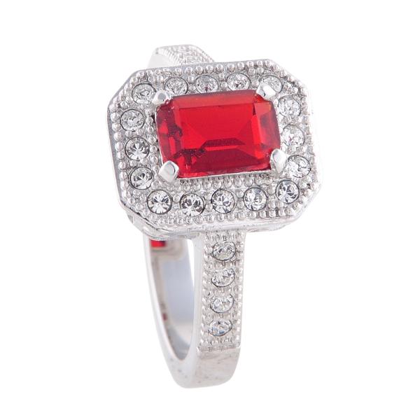 复古红宝石戒指