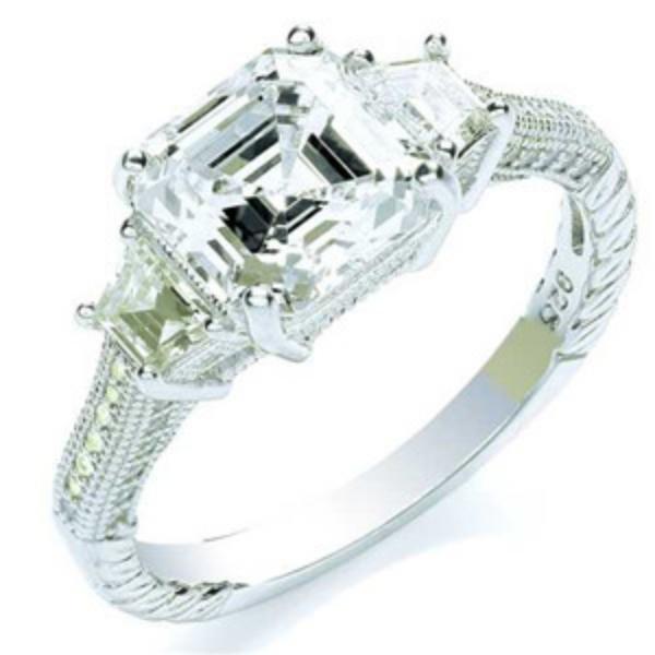 BOUTON  3 STONE DRESS RING (K) BR003K