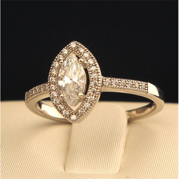 BOUTON  DELICATE PEAR RING (M) BR050M