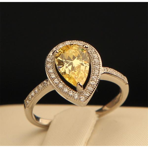 BOUTON  DELICATE PEAR RING (M) BR051M