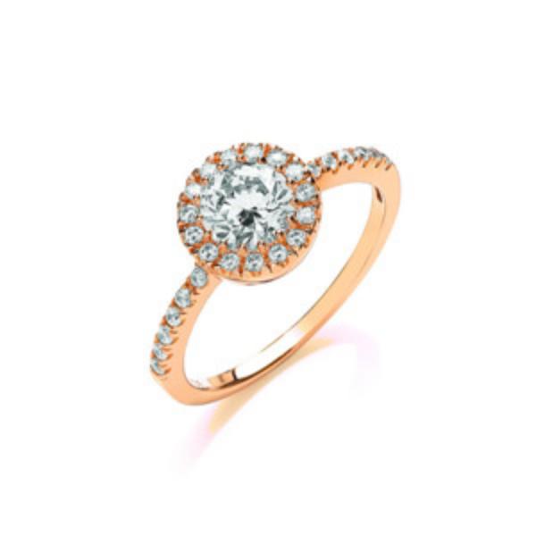 BOUTON  ROSE ROULETTE RING (M) BR083M