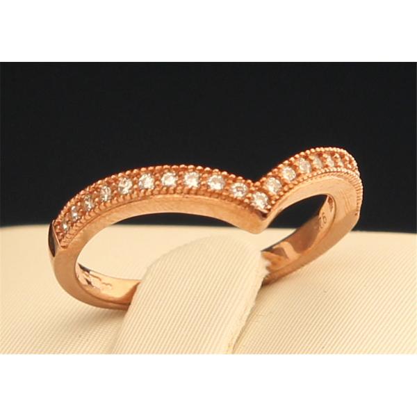 BOUTON  WISHBONE RING - ROSE GOLD PLATE (O) BR096O