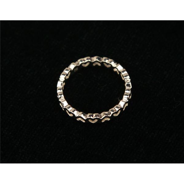 LOVE&FORTUNE系列银色心形戒指