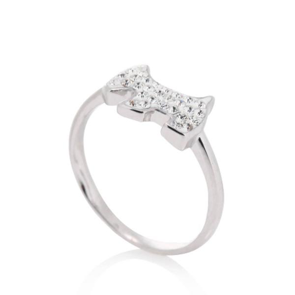 AGATHA陶瓷密镶Scottie小狗指环（12）