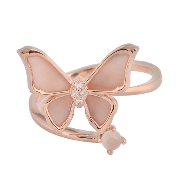 14K玫瑰金戒指（12号）