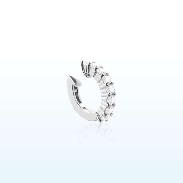 艾爾蒂純銀鍍銠戒指
(白色晶鑽)