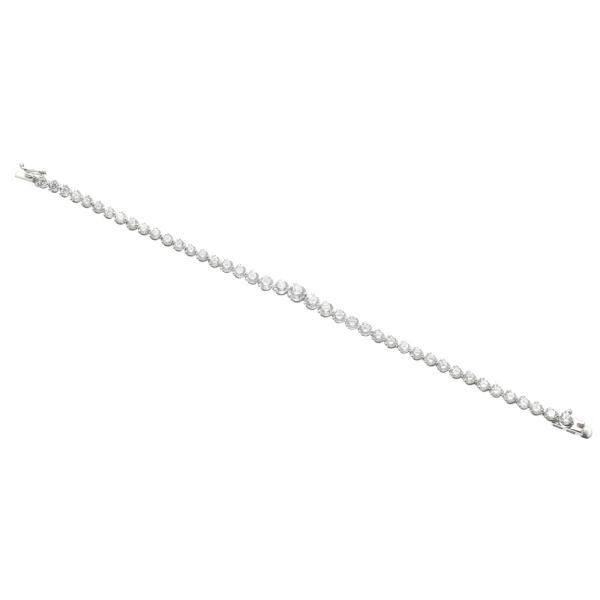 艾爾蒂玫瑰金純銀戒指(白色晶鑽)