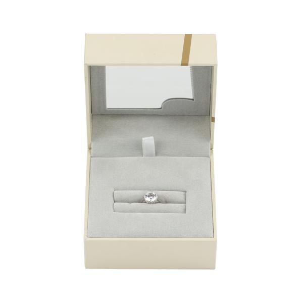 艾爾蒂純銀鍍銠戒指
(白色晶鑽)