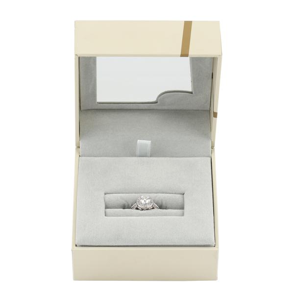 艾爾蒂純銀鍍銠戒指
(白色晶鑽)