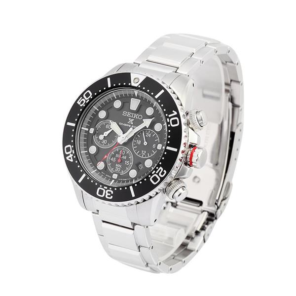 SEIKO Solar Date Display Water Resistant : 20 bar Chronograph