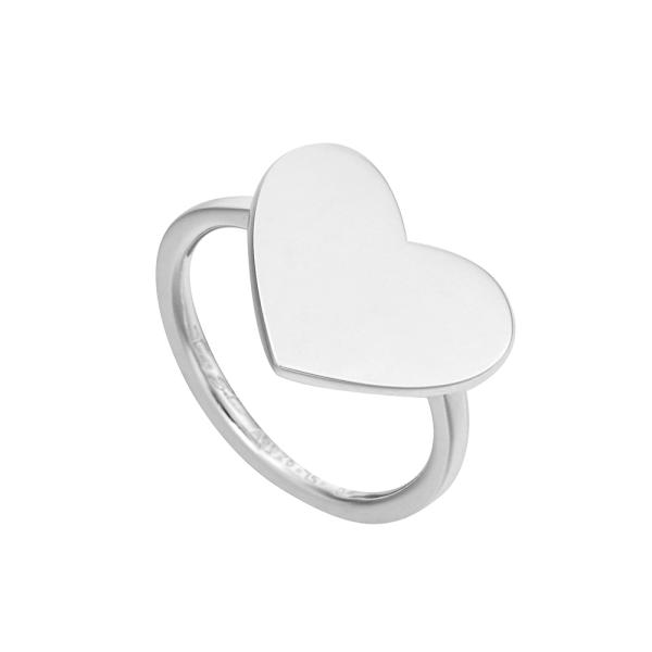 托马斯萨博STERLING SILVER系列Love Bridge银色爱心戒指（54号）