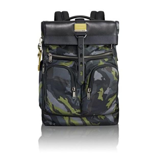ALPHA BRAVO LONDON ROLL-TOP BKPK GREEN
