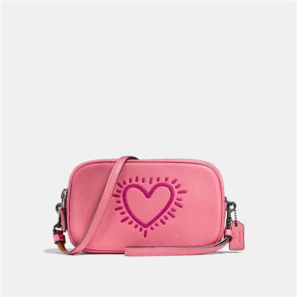 COACH X KEITH HARING系列斜挎手拿包
