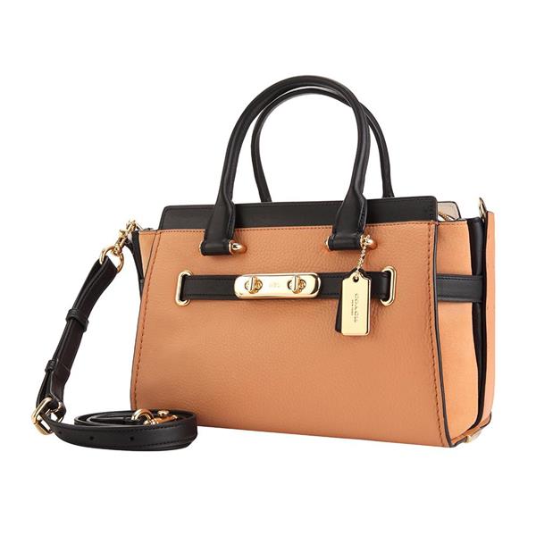 拼色COACH SWAGGER 27手袋