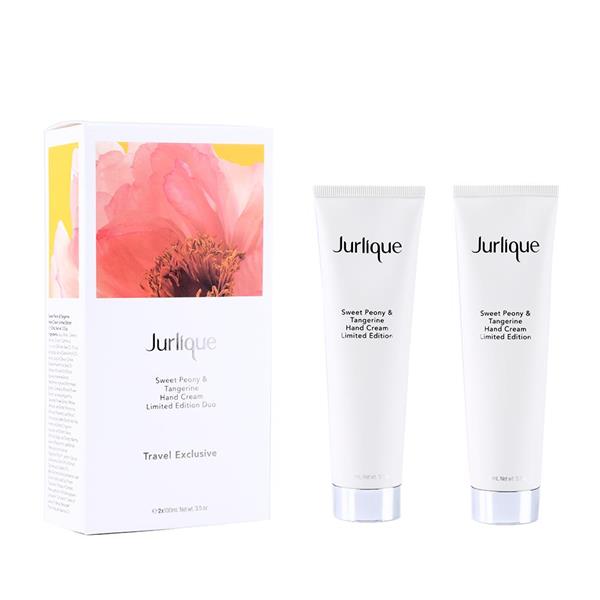 JURLIQUE  SWEET PEONY & TANGERINE HAND CREAM LIMITED EDITION DUO 200ml