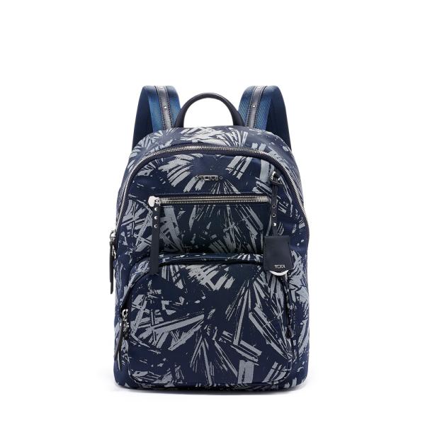TUMI Voyageur VOYAGEUR HAGEN BACKPACK BLUE PALM PRINT 1st 122263-7521