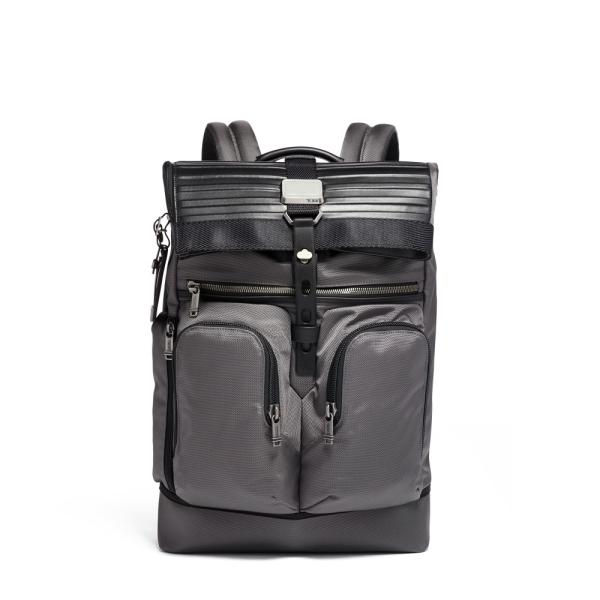 TUMI Alpha Bravo ALPHA BRAVO LONDON ROLL-TOP BKPK GREY/EMBOSSED 1st 103302-7501