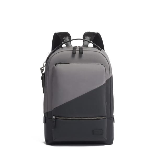 TUMI Spring Ltd Mens SPRING LTD MENS BATES BACKPACK PIECED GREY 1st 123162-8016