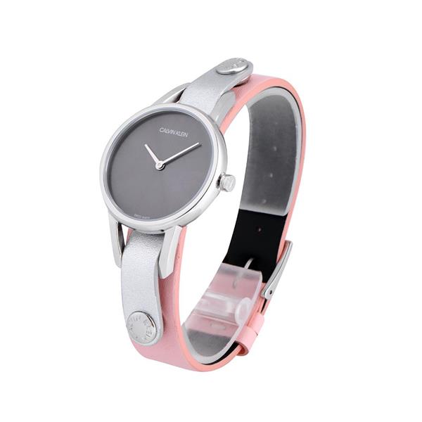Calvin Klein Watch LADY SST K9D PO LY SST BLU/SIL/PNK SET GRE DIAL