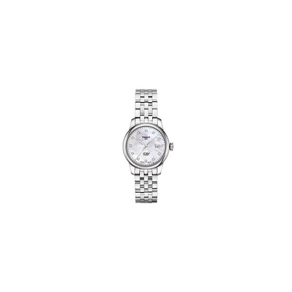 Tissot 天梭力洛克系列钢带机械女表