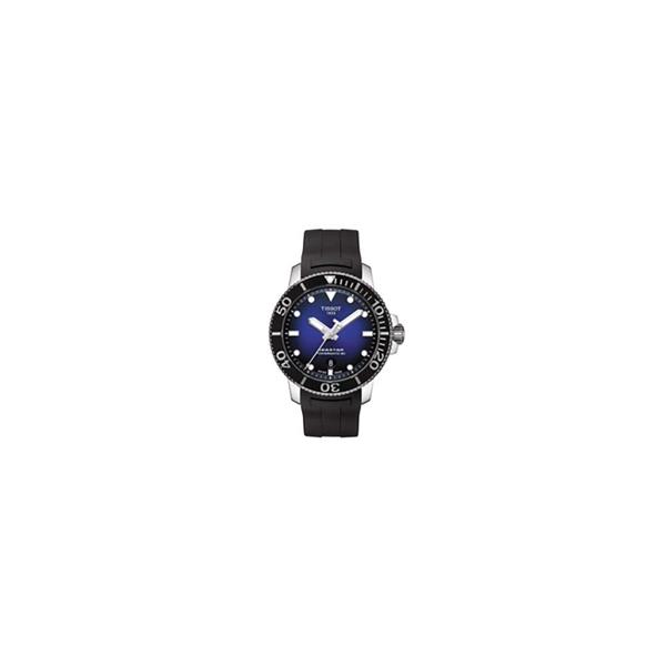 Tissot 天梭海星系列橡胶带80机芯机械男表