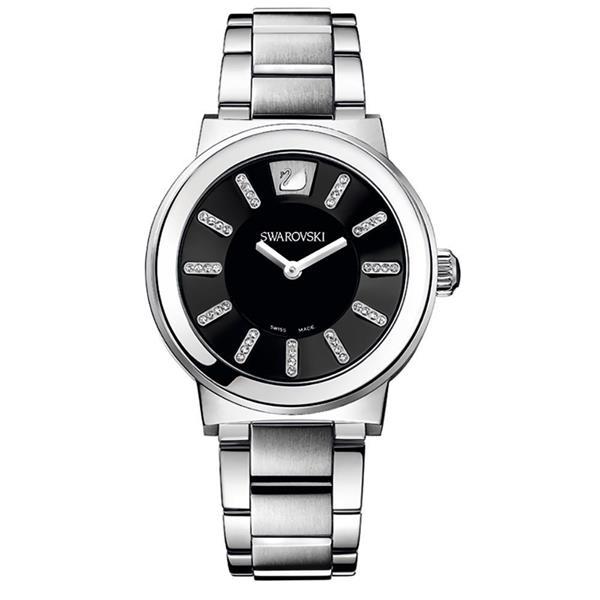 SWAROVSKI  WATCH PIAZZA BLACK STS