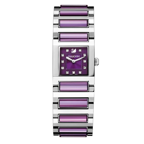 SWAROVSKI  WATCH DRESSTIME STS PURPLE